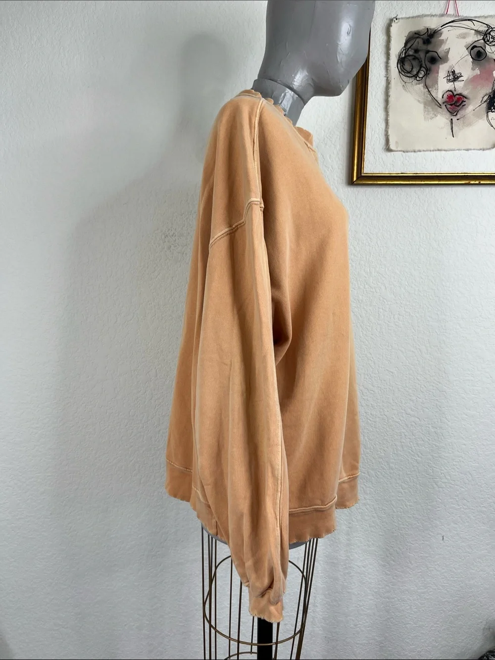 Free People Movement Intercept Pullover Tunic Peach